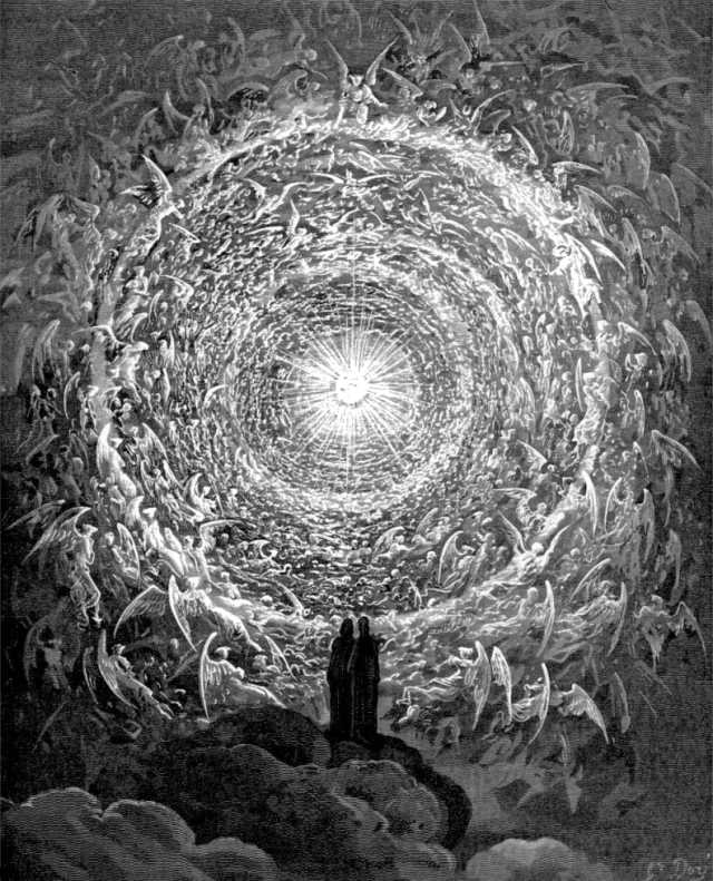 Gustave Dore, Paradiso Canto 31, Creative Commons.