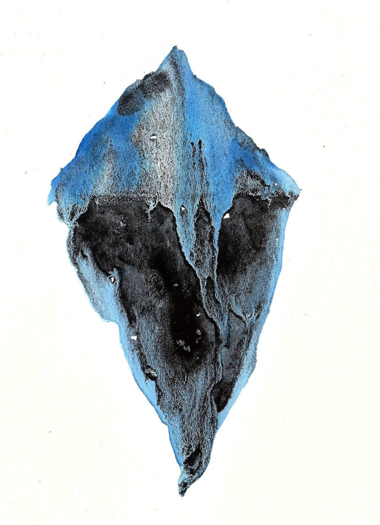 Another Tip of the Iceberg. Watercolor. Janice Greenwood. Original Art.